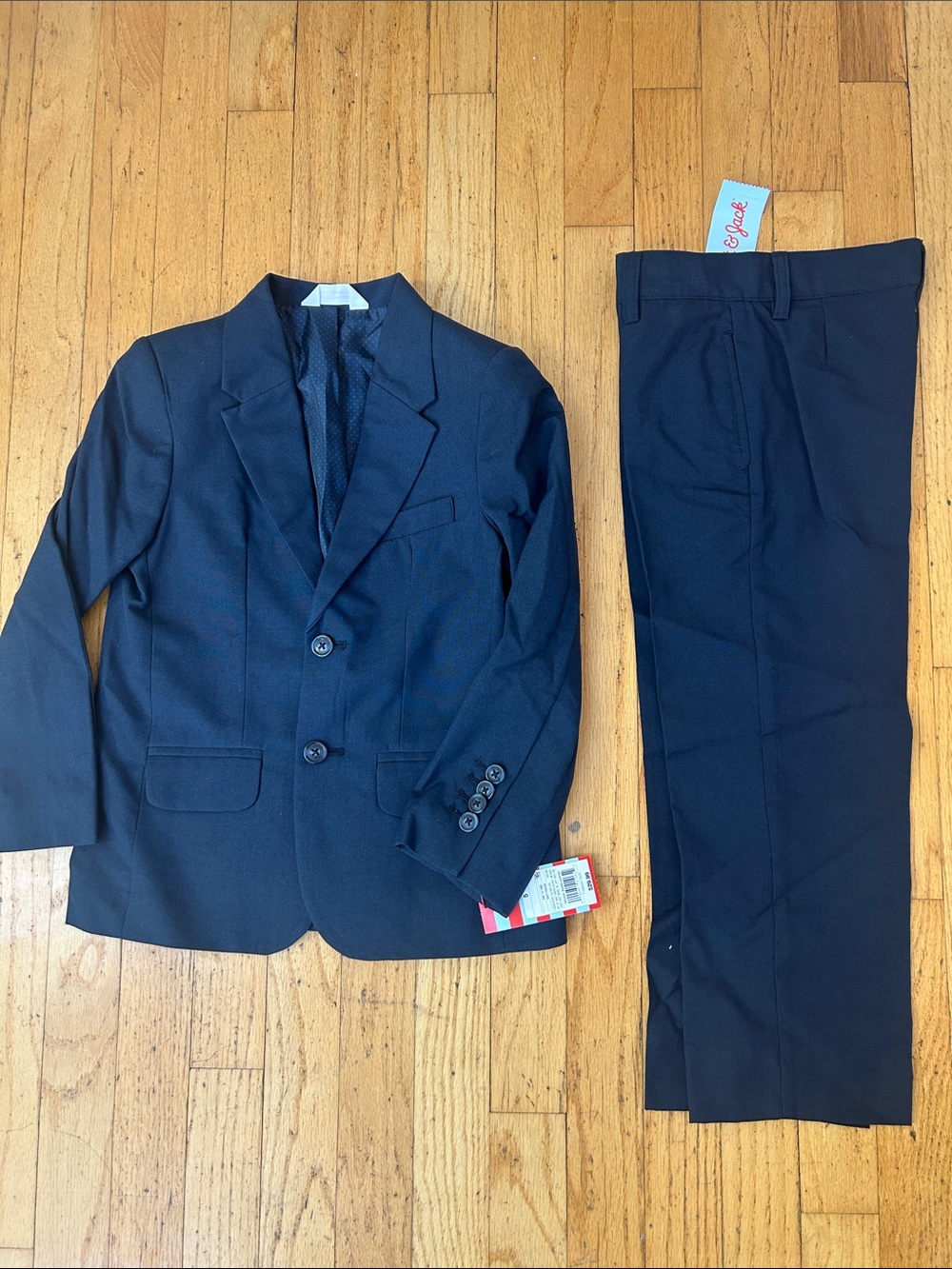 Cat & Jack Navy Blue Suit Jacket Pants Size 5 NEW